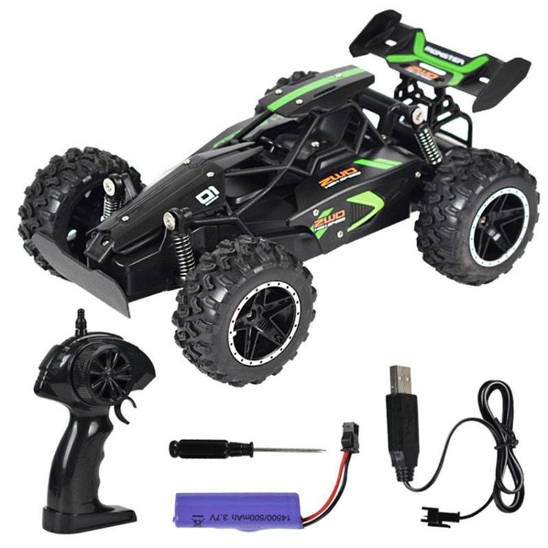 Remote Control Off-road Car Toy, 1 Box High Speed Off-road Car Toy, High Elasticity Rubber Large Tire Climbing Car, Including 1 Toy Car & 1 USB Charging Cable & 1 Remote Control & 1 Screwdriver