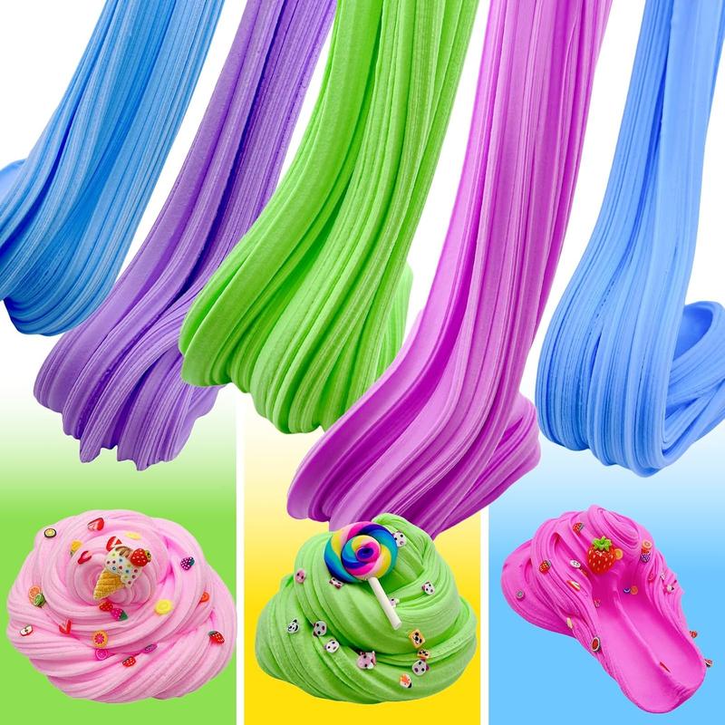 SALE OFF 50% - 14 PackS Butter Slime Kit with Charms - Soft & Non-Sticky, Birthday & Christmas Gifts for Girls and Boys