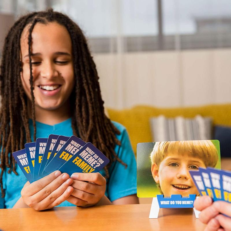 What Do You Meme? Family Edition, With New Refreshed Content, Family Games for Kids and Adults