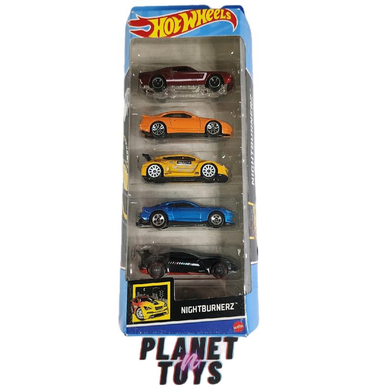 Hot wheels 5 Pack Sets Assorted 1:64 Diecast Collectibles • Nissan • HW Motor Show • Nightbutnerz