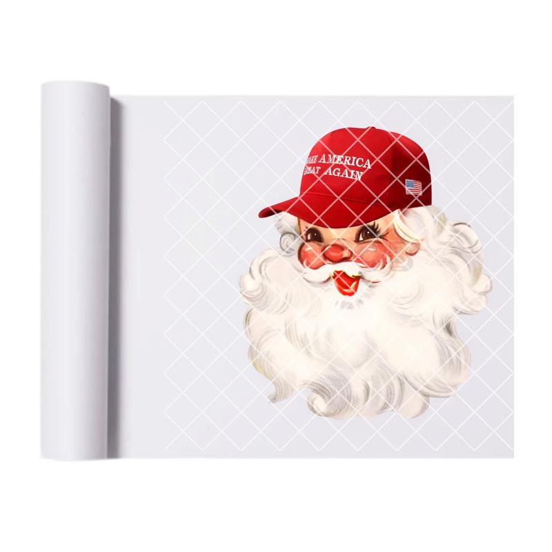 Santa With Red Hat film t shirt transfer