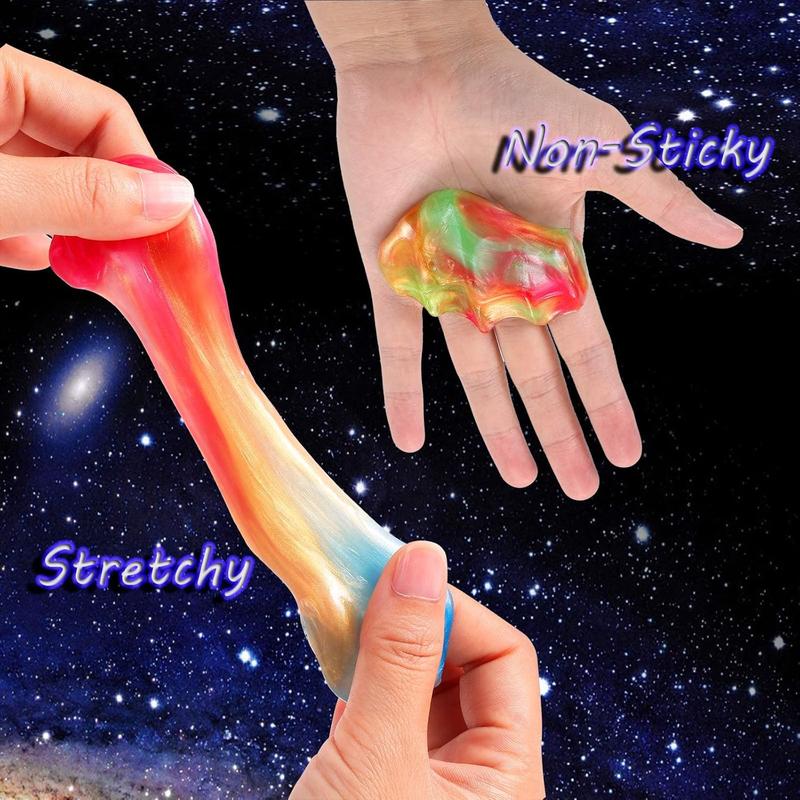 [BLACK FRIDAY OFF 50%] Galaxy Slime Kit for Girls Boys, 36 Pack Mini Slime Party Favors for Kids, Pretty Stretchy & Non-Sticky Slime Pack, Valentine Party Favors for Kids Goodie Bag Stuffers