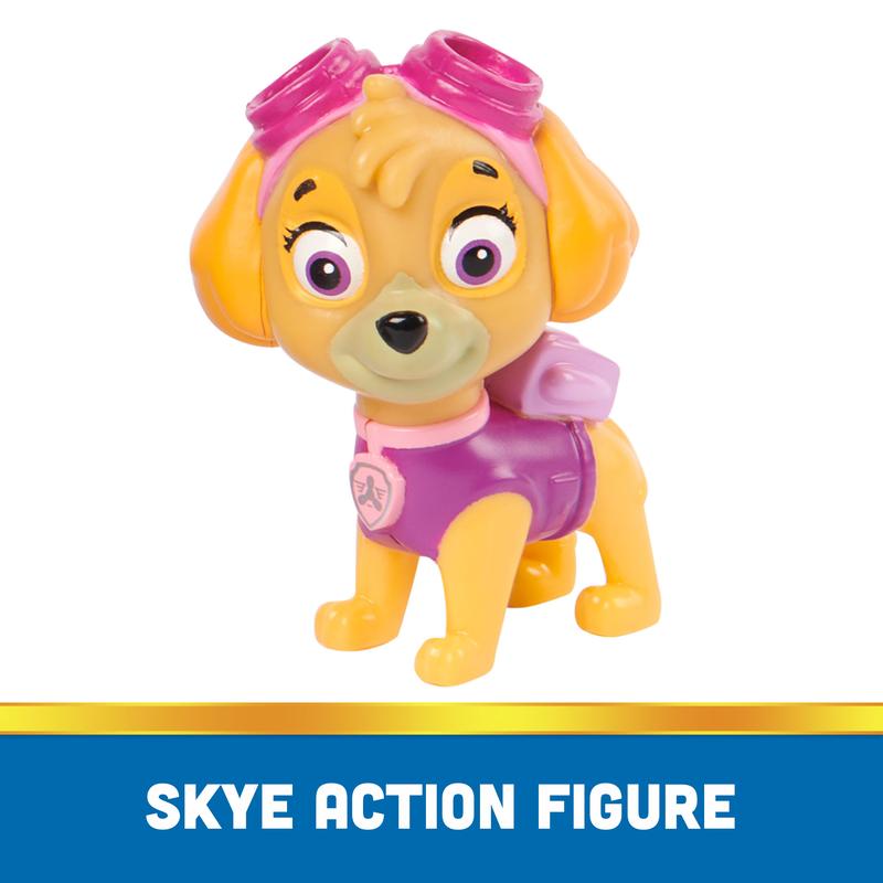 PAW Patrol, Skye’s Helicopter, Toy Vehicle with Collectible Action Figure, Sustainably Minded Kids Toys for Boys & Girls Ages 3 and Up