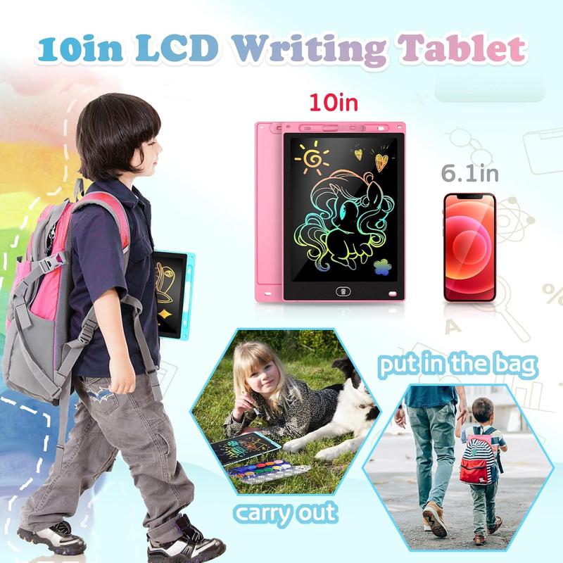 (Buy 1 Get 1 Free)2 Pack 8.5 10 Inch LCD Writing Tablet and Get a Free High Quality Toys,Children's Doodle Drawing Toys, Kids Educational Toys, LCD Handwriting Blackboard Christmas, Halloween, Thanksgiving gift