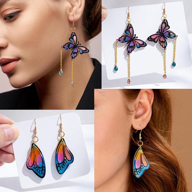 Resin Earring Molds, 2 Count Resin Molds Silicone with Butterfly Moth Wings Shapes, Silicone Molds for Resin Jewelry, DIY Art Craft - LET'S RESIN