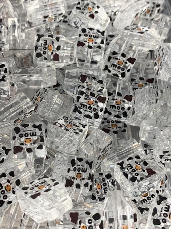 Printed 16mm Beads 15pk Pen or Keychain Making