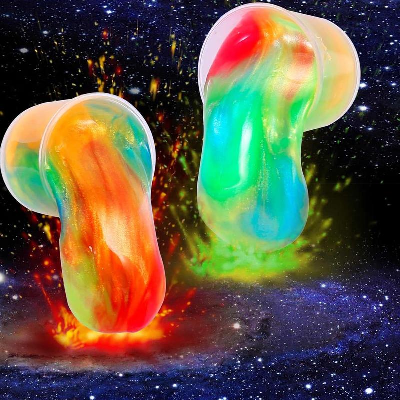 [BLACK FRIDAY OFF 50%] Galaxy Slime Kit for Girls Boys, 36 Pack Mini Slime Party Favors for Kids, Pretty Stretchy & Non-Sticky Slime Pack, Valentine Party Favors for Kids Goodie Bag Stuffers