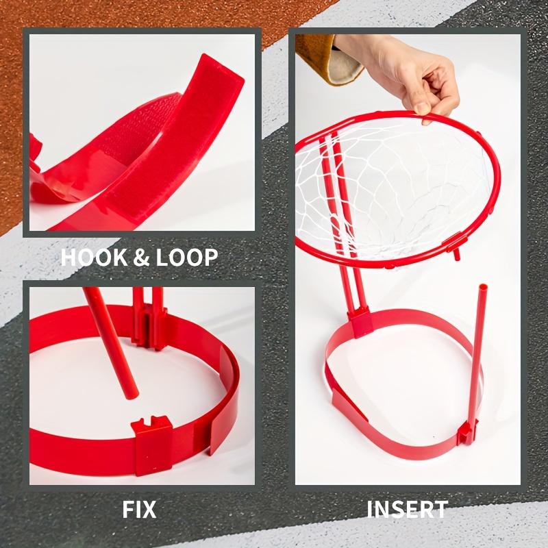 2 Packs Adjustable Head Hoop Basketball Party Game with 20 Balls, Net Headband for Kids and Adults, Carnival Game, Indoor Outdoor, Birthday Party, Halloween Christmas Gift