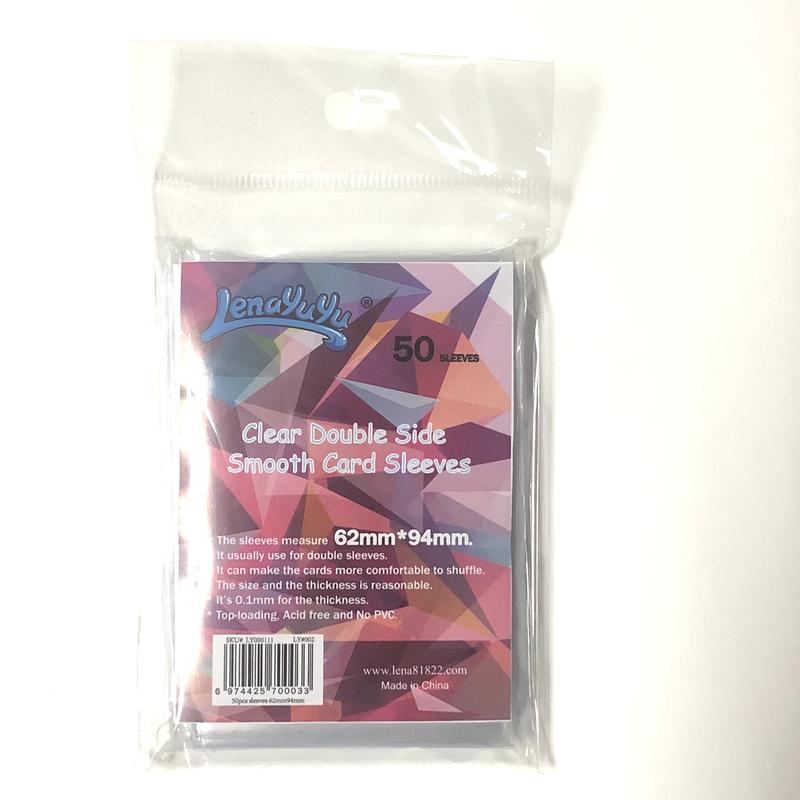 Transparent Board Game Sleeves 600 Sleeves 62 by 94 mm 62 x 94 mm Card Sleeves Optimized for Standard European Card Games Premium Card Protection Made by Lenayuyu