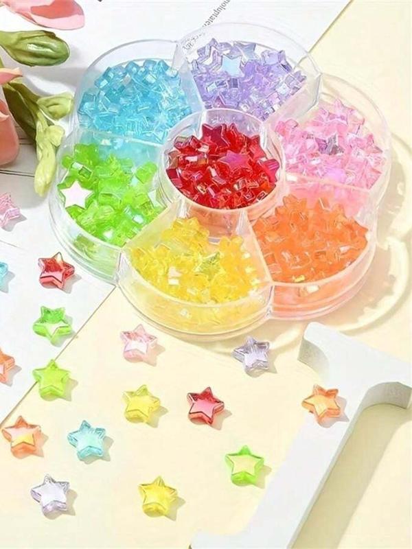 Star Shaped Beads, Colorful Beads for DIY Jewelry Making, Fashion Accessories for Mobile Phone Chains, DIY Jewelry Accessories