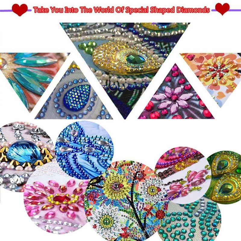 Cowgirl Pattern DIY Diamond Arts Colorful Painting Kit without Frame, 1 Count DIY 5D Diamond Arts Colorful Painting Kit, Wall Art Decor for Home