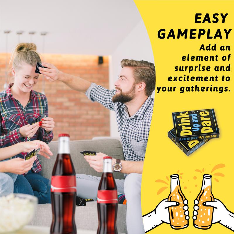 Aomaic Drinking and Dare Card Games, Cards Games for Party, Christmas Nights, Celebration, Bachelorette Parties, Birthday