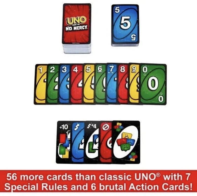 NEW Mattel's UNO Show 'em No Mercy Card Game - Fast Shipping - TikTok