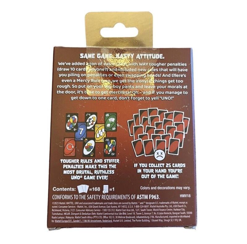NEW Mattel's UNO Show 'em No Mercy Card Game - Fast Shipping - TikTok